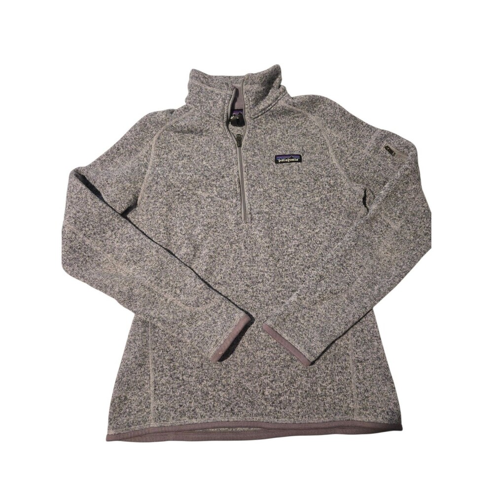 Patagonia Purple Better Sweater Fleece Pullover 1/4 Zip Sweatshirt Size Small